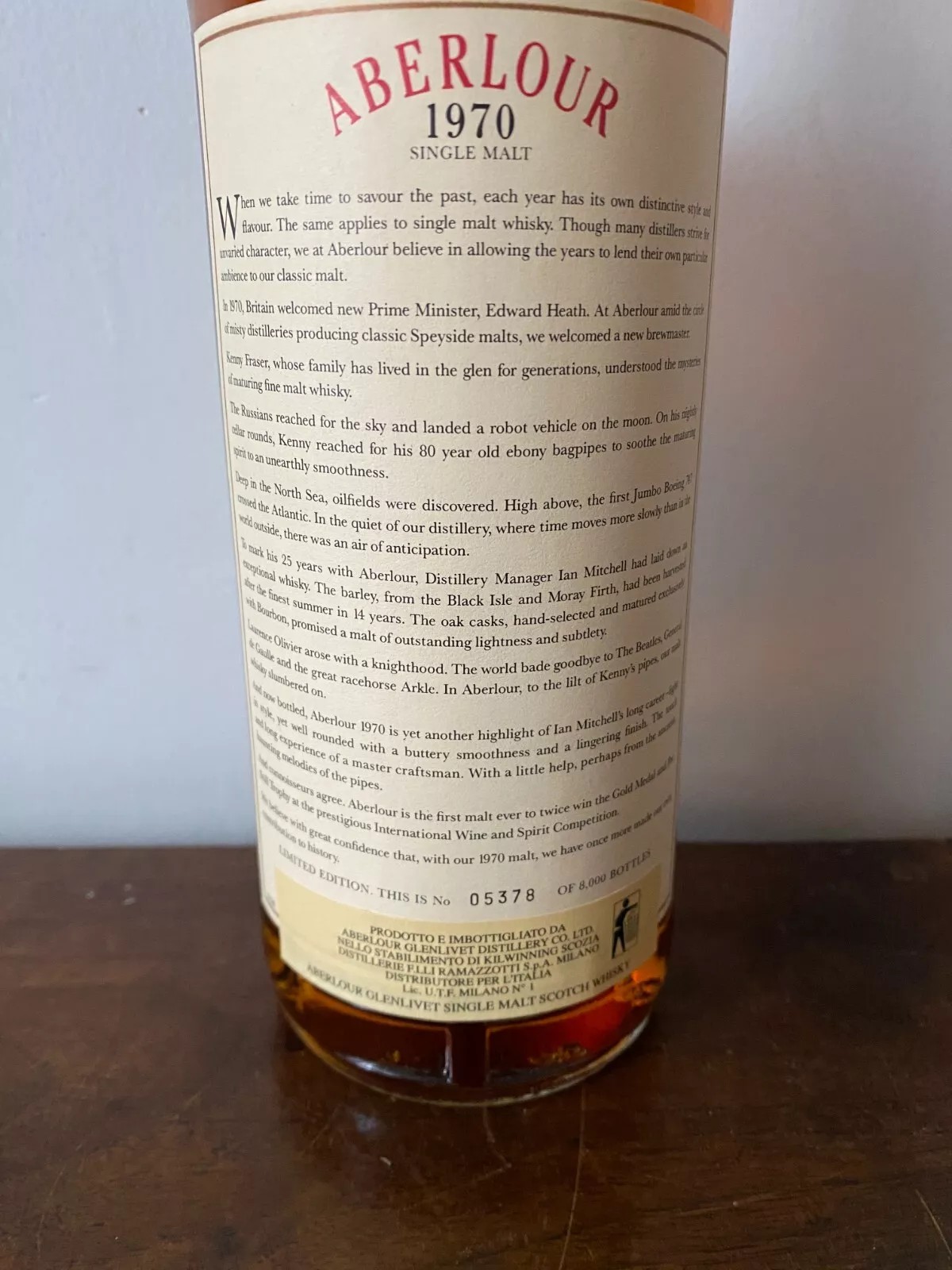 ABERLOUR 21 ANS 1970-1991 43% 70 CL – Image 6