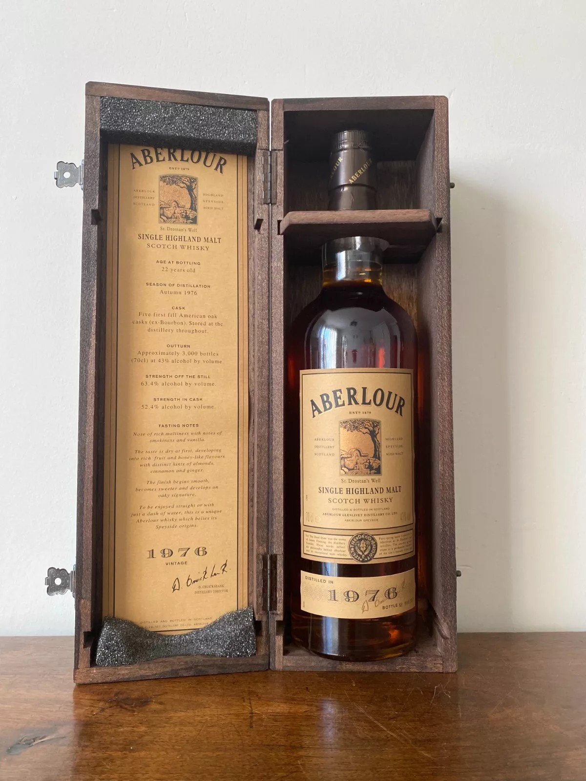 ABERLOUR 22 ANS 1976-1988 43% 70 CL – Image 2