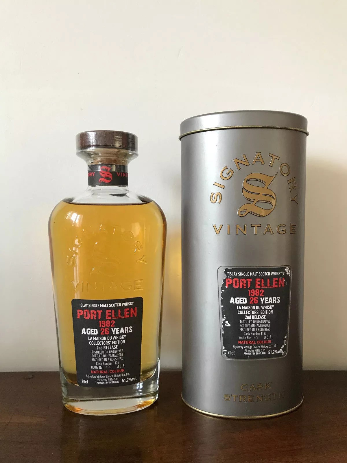 PORT ELLEN 26 ANS 1982 Alc 51,2% 70CL