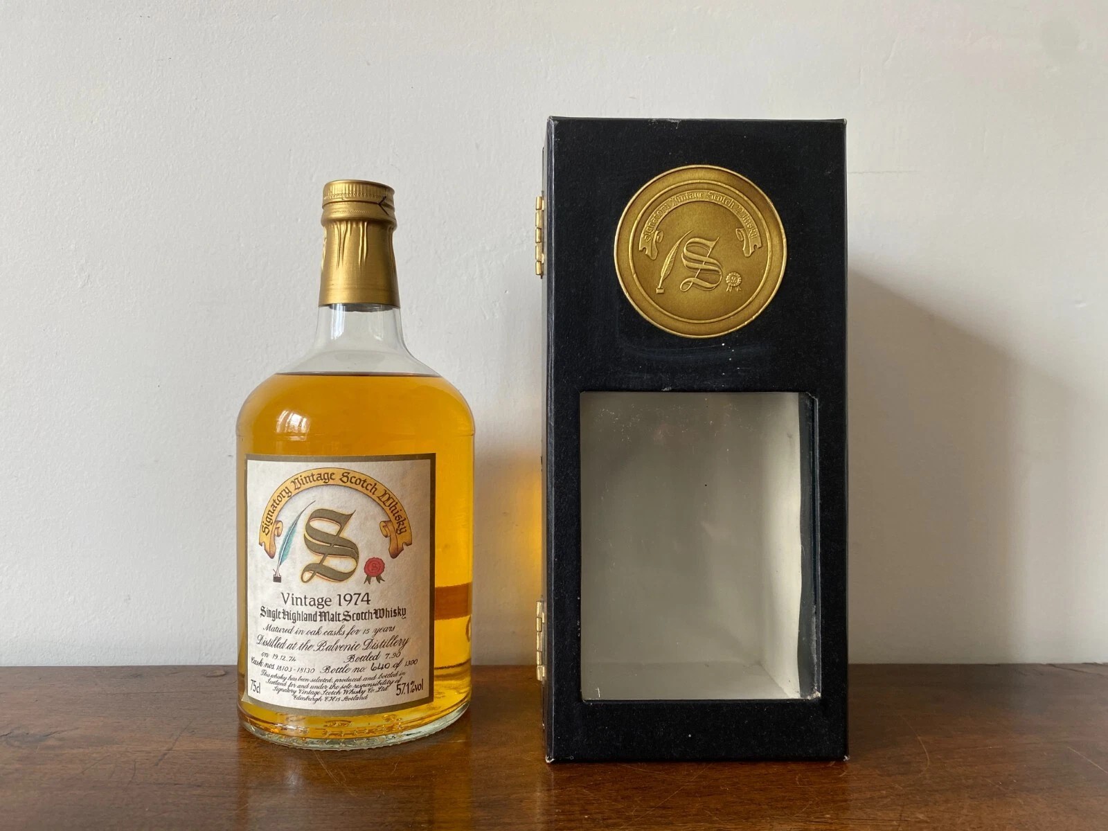 THE BALVENIE 15 ANS 1974 WHISKY Alc 57% 75 CL