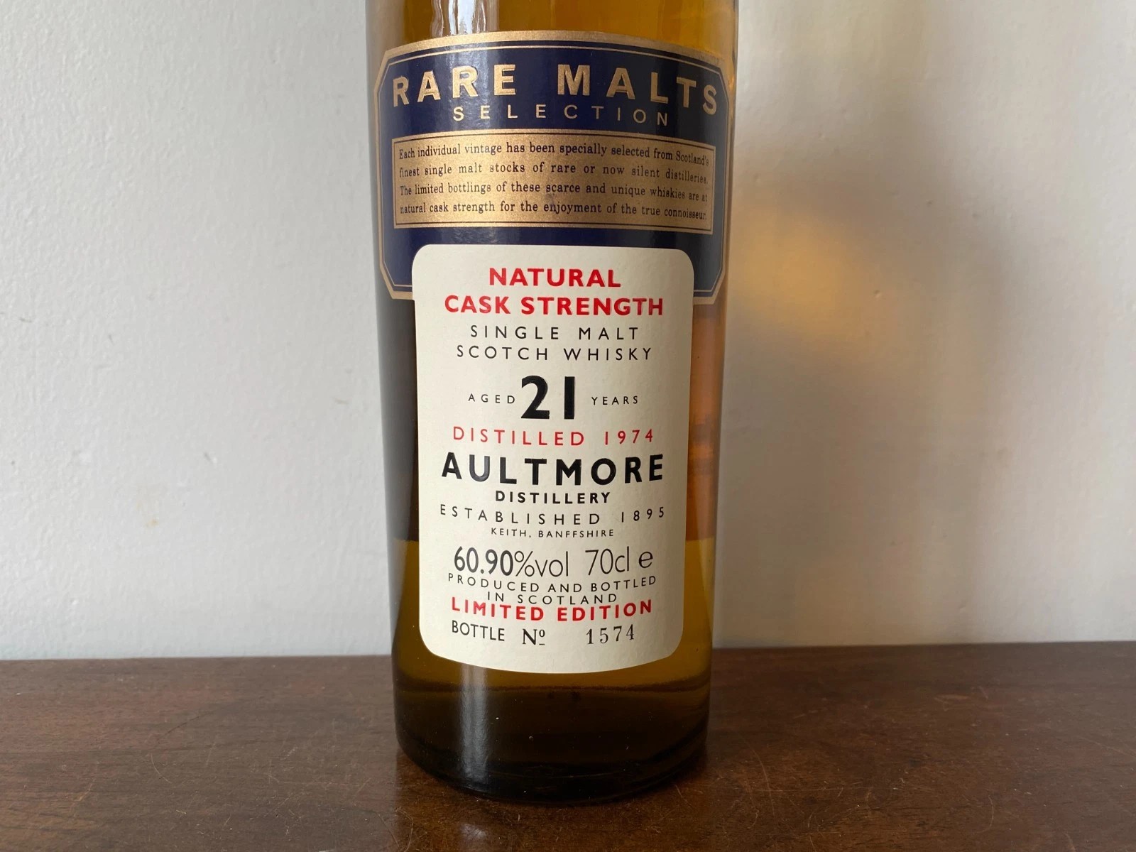 AULTMORE 1974 WHISKY 21 ANS 60,9% 70CL – Image 3