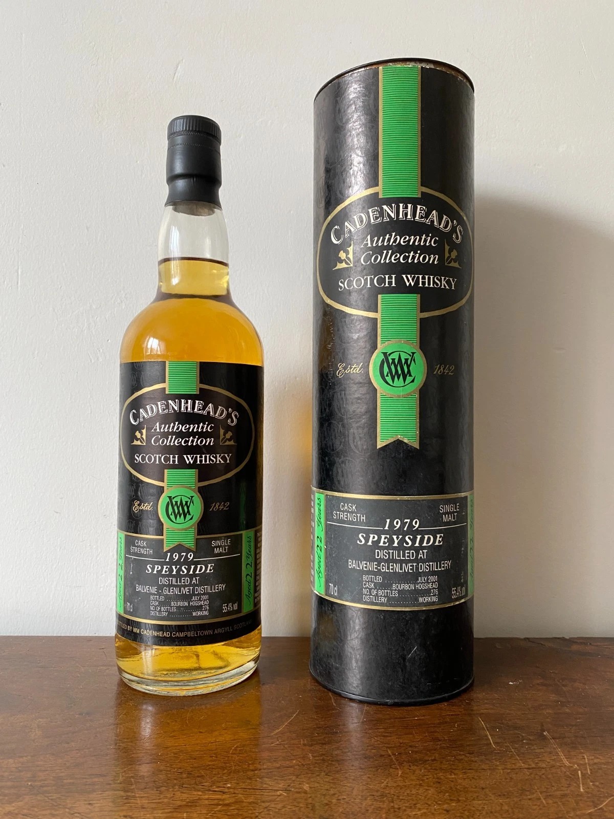 THE BALVENIE 22 ANS 1970 Alc 55,4% 70 CL