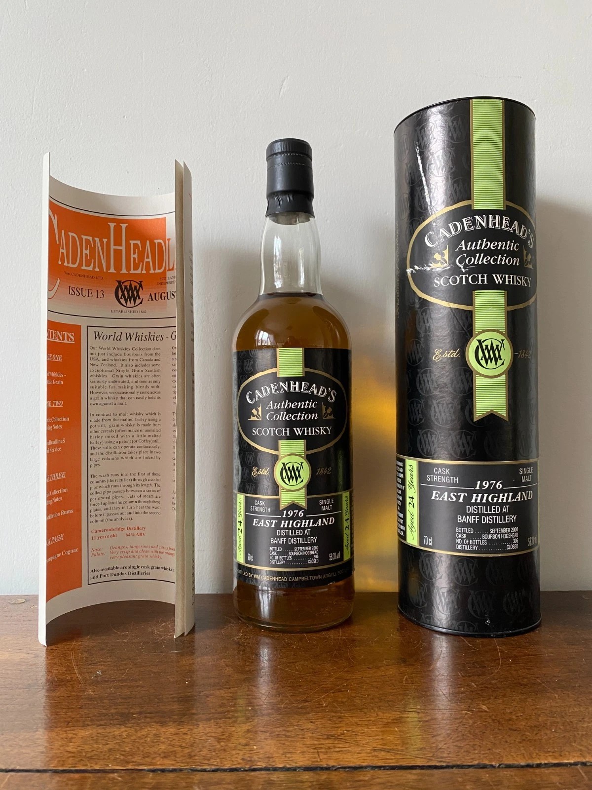 BANFF 1976 WHISKY 24 ANS 40% 70CL